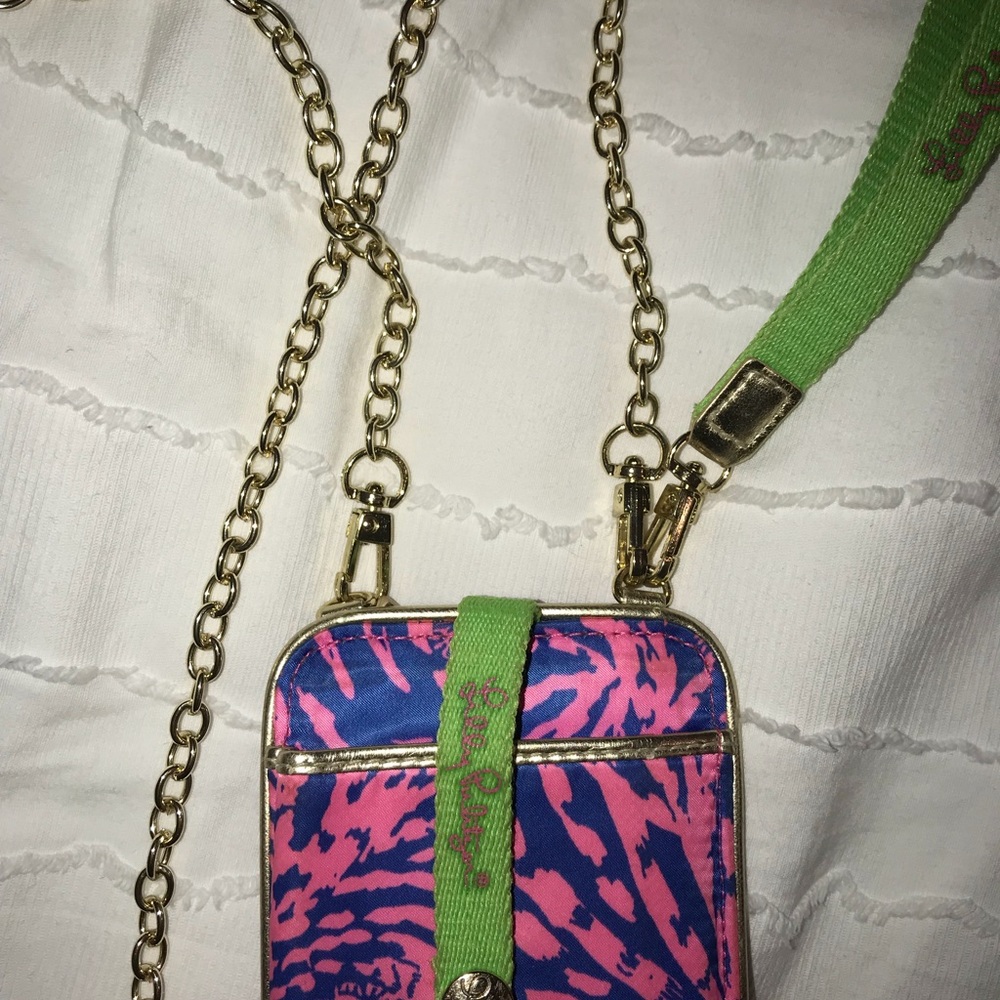 Lilly Pulitzer wristlet (with chain) - Picture 5 of 5